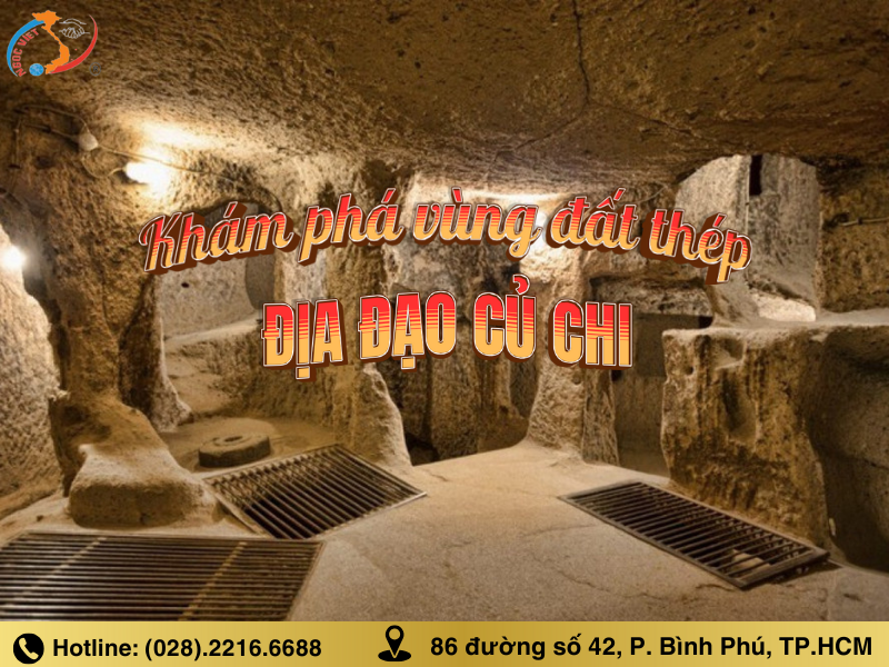 CU CHI TUNNELS – DISCOVER THE LAND OF STEEL – HAFL DAY
