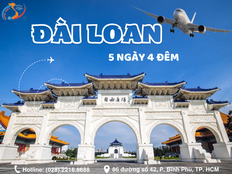 TOUR ĐÀI TRUNG - CAO HÙNG - ĐÀI BẮC - BAY CHINA AIR