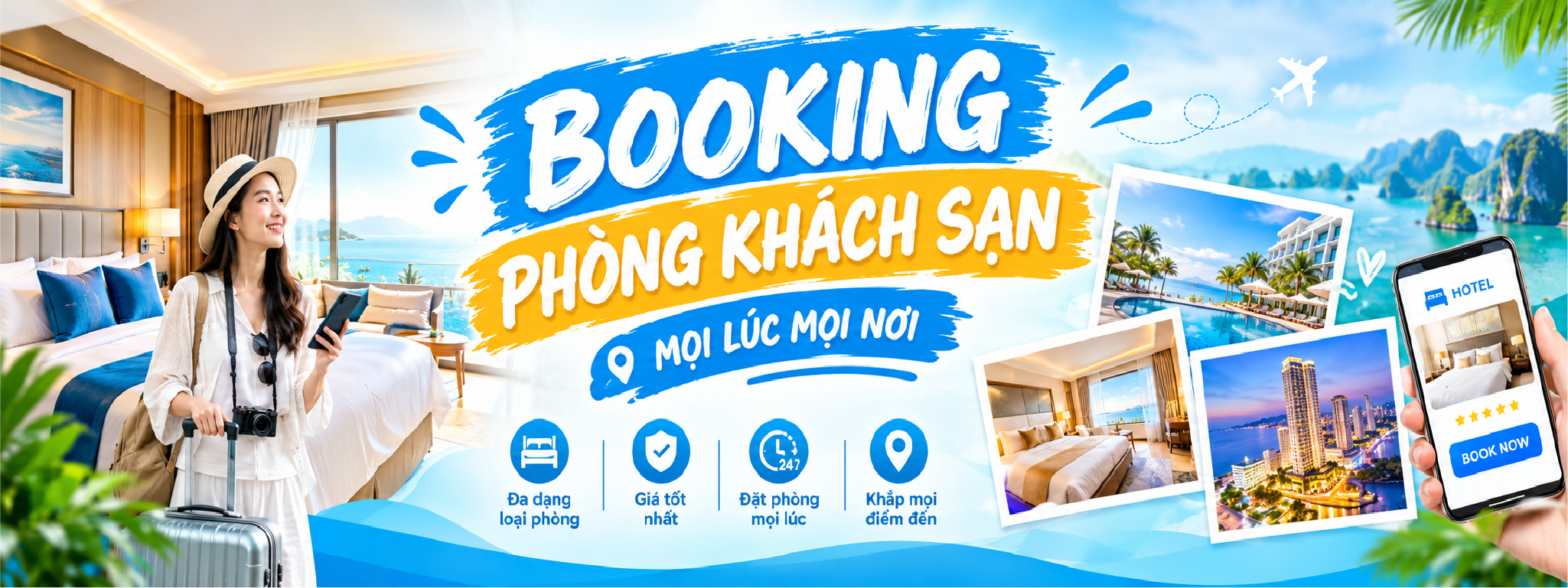 BOOKING PHÒNG KHÁCH SẠN - MỌI LÚC MỌI NƠI